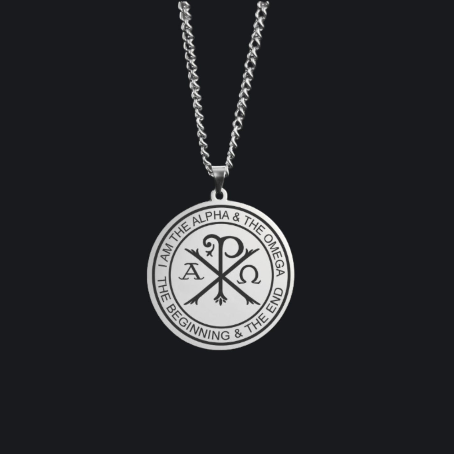 Alpha & Omega Pendant Necklace