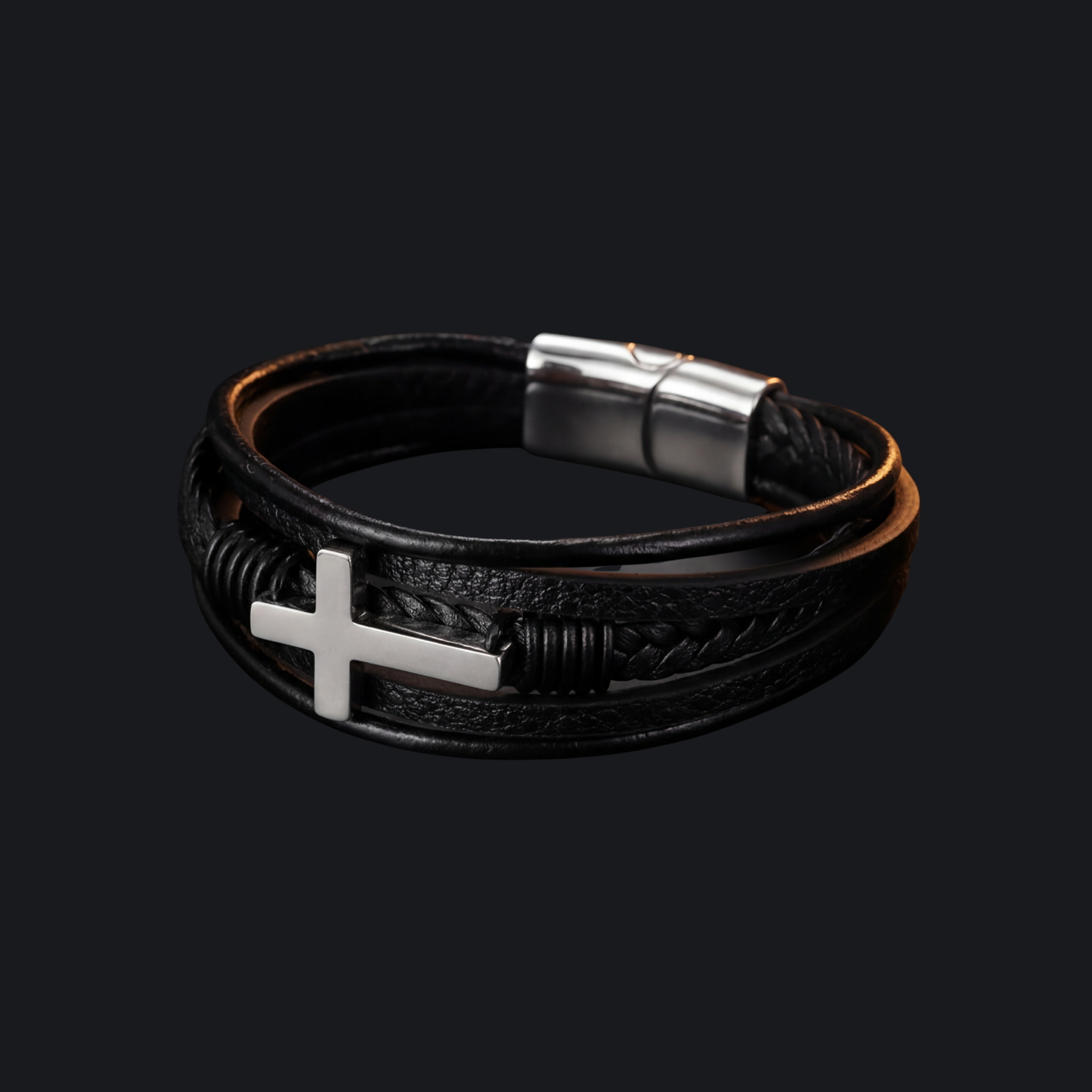 Cross Layered Bracelet