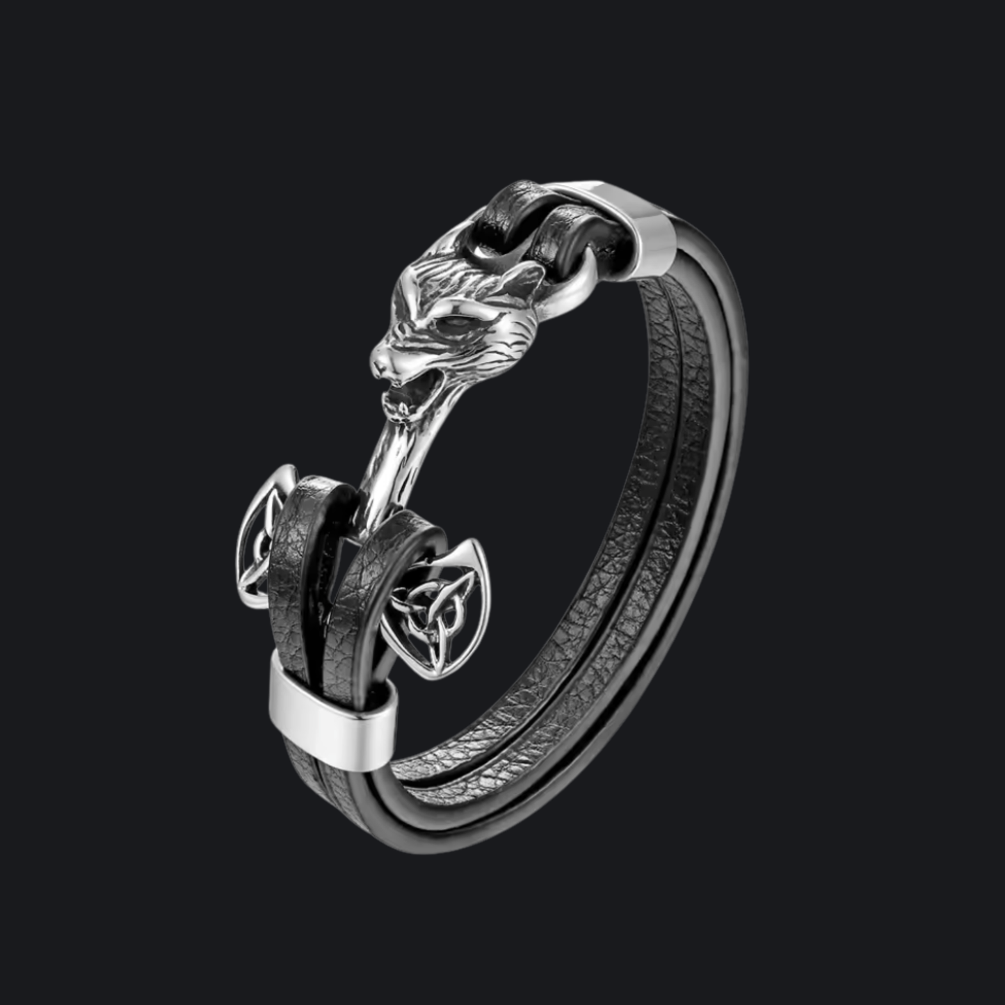 Fenrir Leather Bracelet