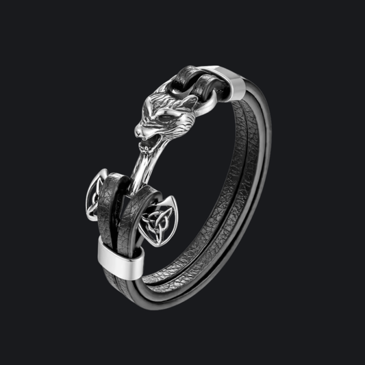 Fenrir Leather Bracelet