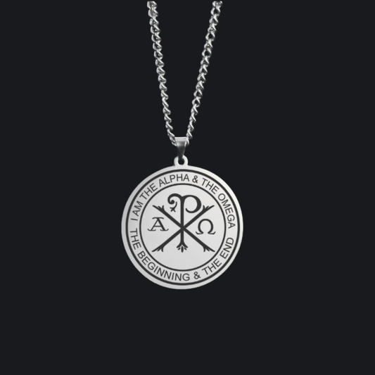 Alpha & Omega Pendant Necklace