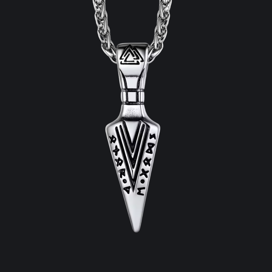 Valknut Arrowhead Pendant