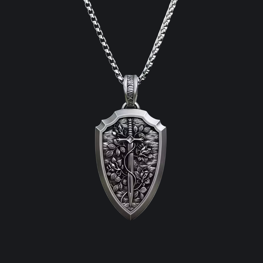 Guardian Sword Shield Pendant