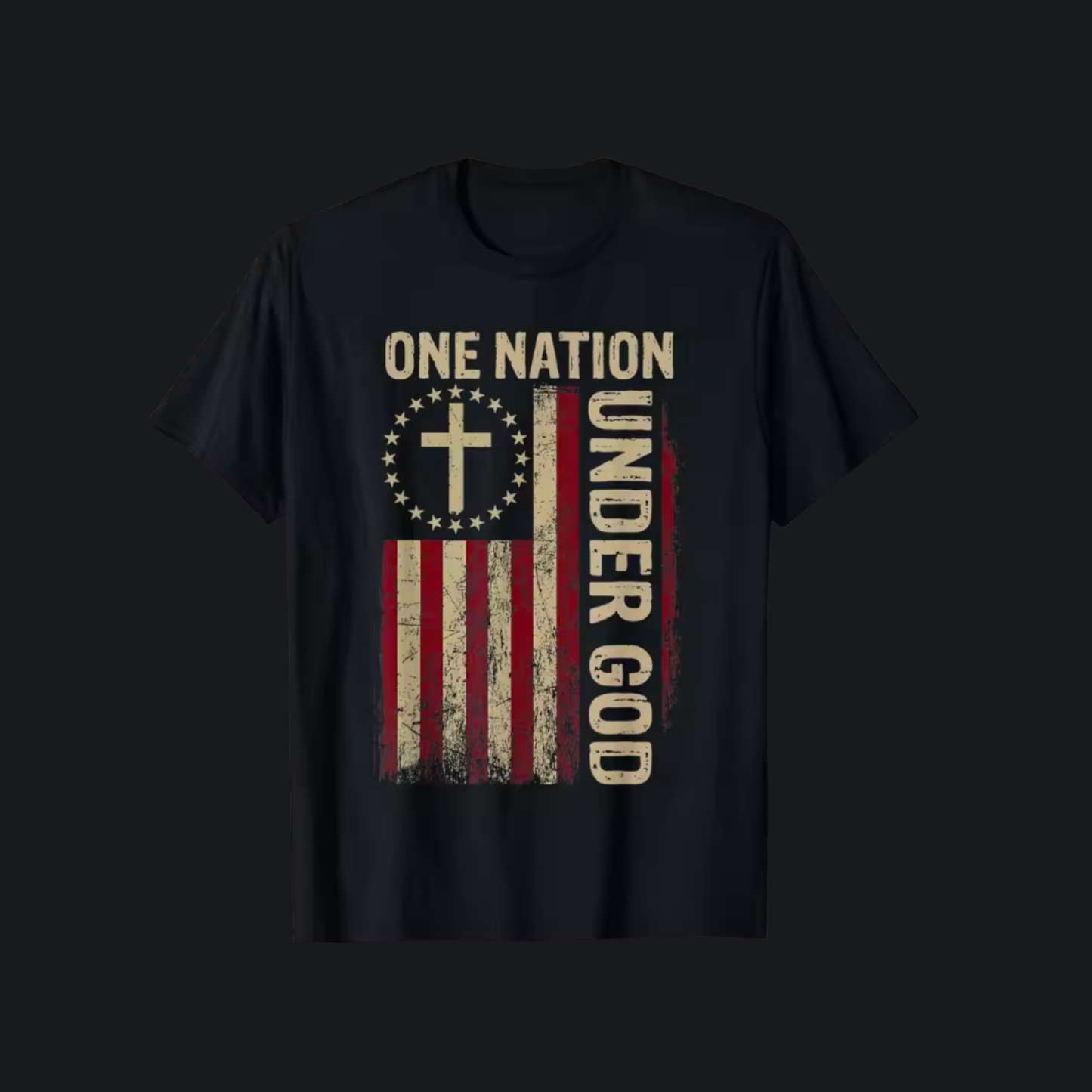 One Nation Under God Patriotic T-Shirt