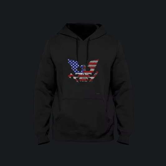 American Eagle Skull Patriot Hoodie