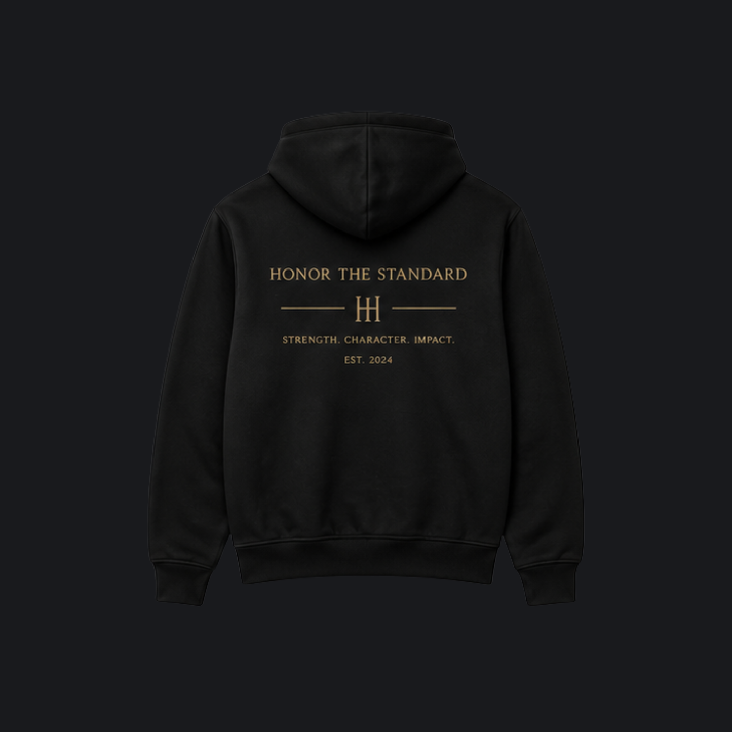 Honor The Standard Black Hoodie