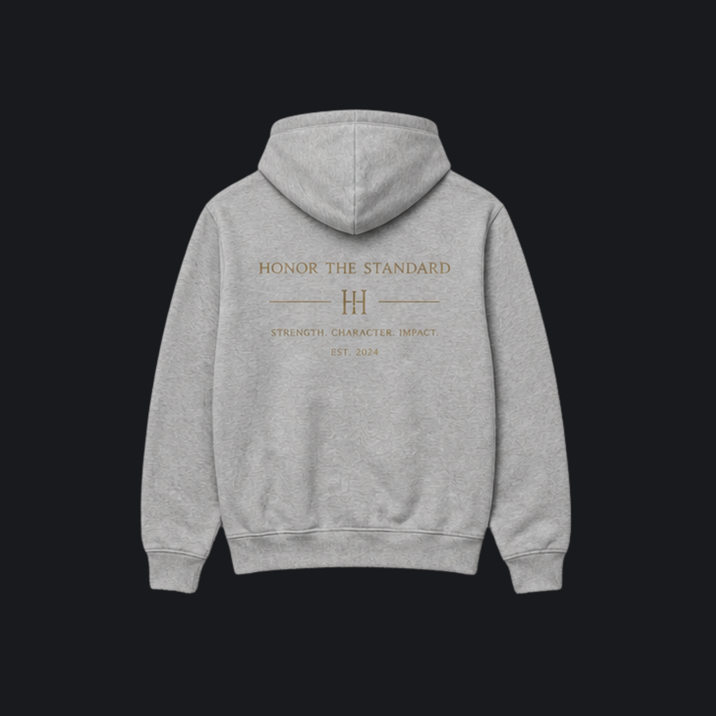 Honor The Standard Gray  Hoodie